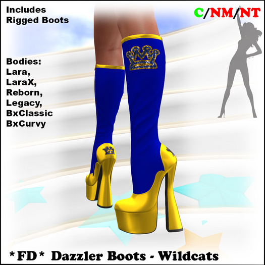*FD* Dazzler Boots [Boxed] Wildcats