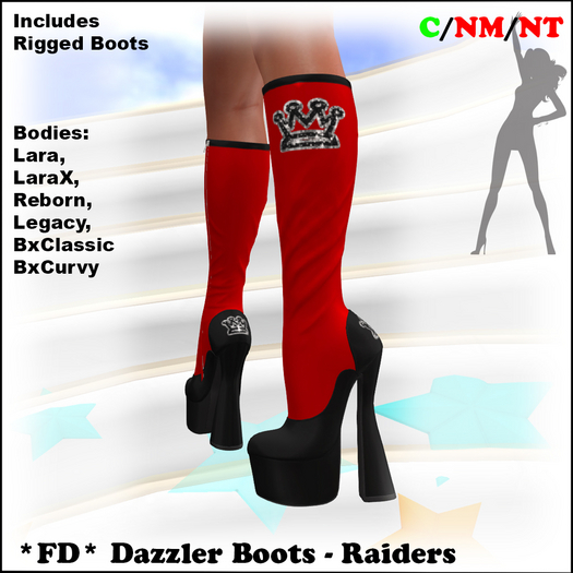 *FD* Dazzler Boots [Boxed] Raiders