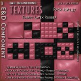 [FLR147] 8 Black and Pink Latex Textures Coral Latex Textures Coral-Colored Vinyl Cushion Textures by E&D ENGINEERING
