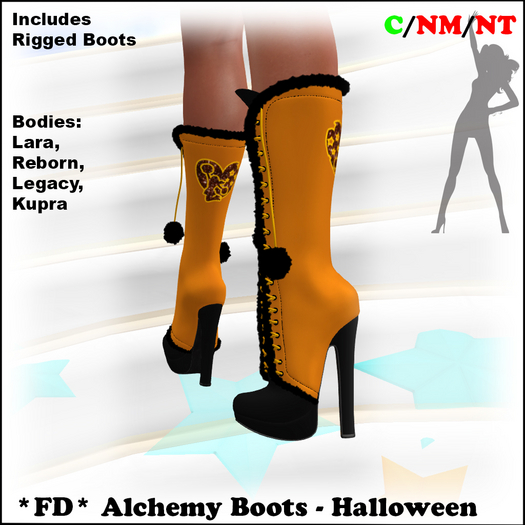 *FD* Alchemy Boots [Boxed] Halloween