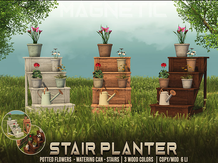 Magnetic - Stair Planter