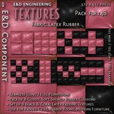 [FLR148] 8 Black and Coral Latex Textures Pink Latex Textures Coral-Colored Vinyl Cushion Textures by E&D ENGINEERING
