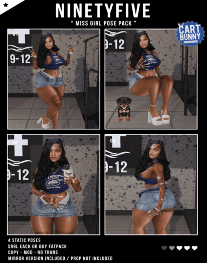 NinetyFive / Miss Girl Pose Pack