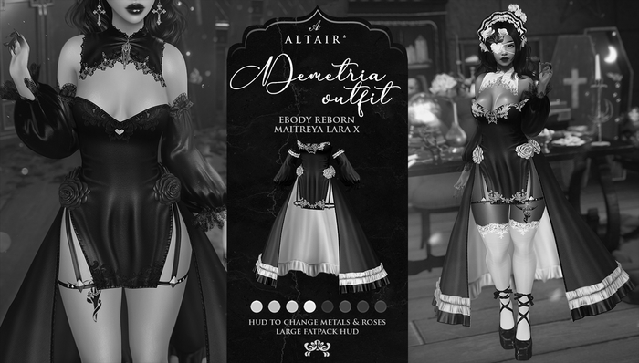 ALTAIR* demetria dress & sleeves DEMO