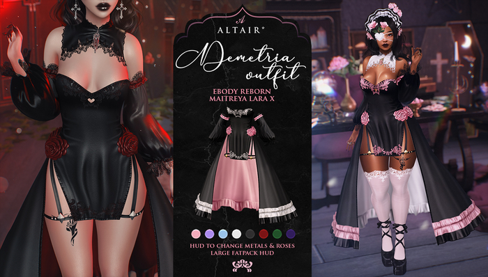 ALTAIR* demetria sleeves (attach me)