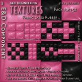 [FLR152] 8 Black and Pink Latex Textures Pink Latex Textures Hot Pink Latex Cushion Textures by E&D ENGINEERING
