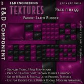 [FLR159] 8 Black and Fuchsia Latex Textures Hot Pink Latex Textures Magenta Latex Cushion Textures by E&D ENGINEERING