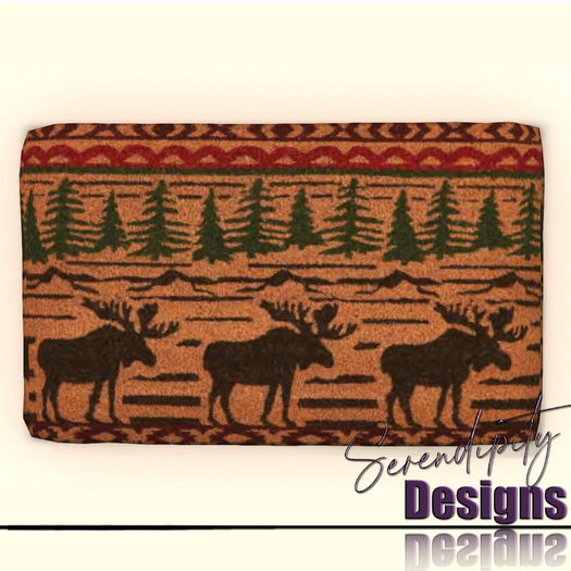 Serendipity Designs - Moose Tracks Doormat