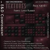 [FLR161] 8 Black and Burgundy Latex Textures Wine-Colored Latex Textures Purple Latex Cushion Textures by E&D ENGINEERIN