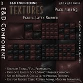[FLR163] 8 Black and Brown Latex Textures Cocoa Latex Textures Mocha Latex Cushion Textures by E&D ENGINEERING