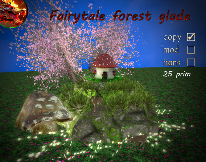 Fairytale forest glade