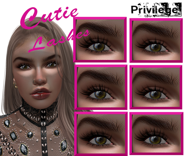 Privilege Lelutka Applier Hud Cutie Lashes