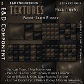 [FLR167] 8 Black and Tan Latex Textures Khaki Latex Textures Olive Latex Cushion Textures by E&D ENGINEERING