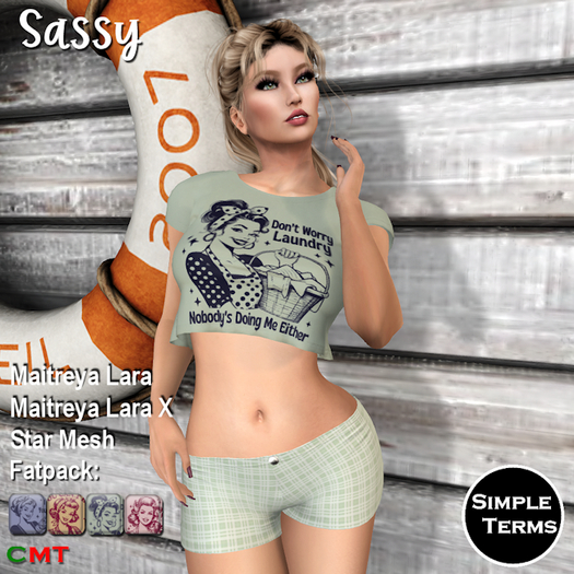 Sassy - Shorts/Tee - FatPack