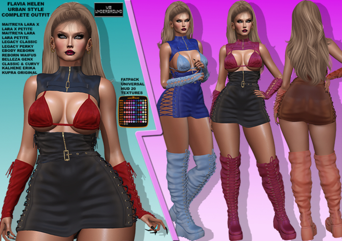 **DEMO**FLAVIA HELEN URBAN STYLE COMPLET OUTFIT**