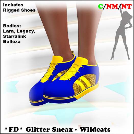 *FD* Glitter Sneax [Boxed] Wildcats