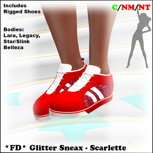 *FD* Glitter Sneax [Boxed] Scarlette