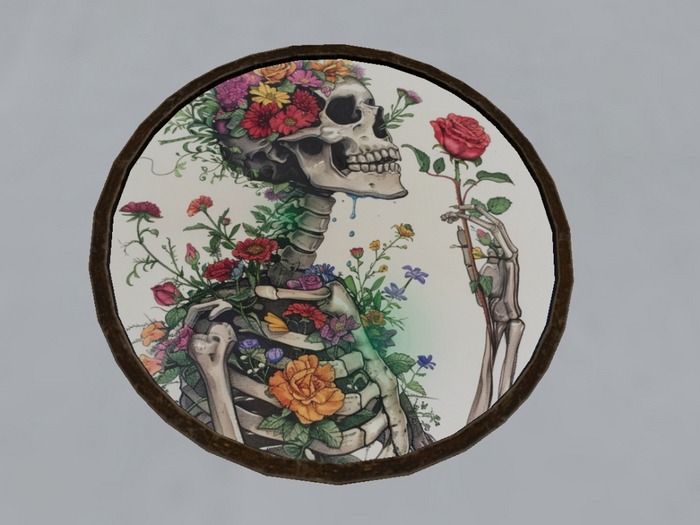 Floral Skeleton Boxed
