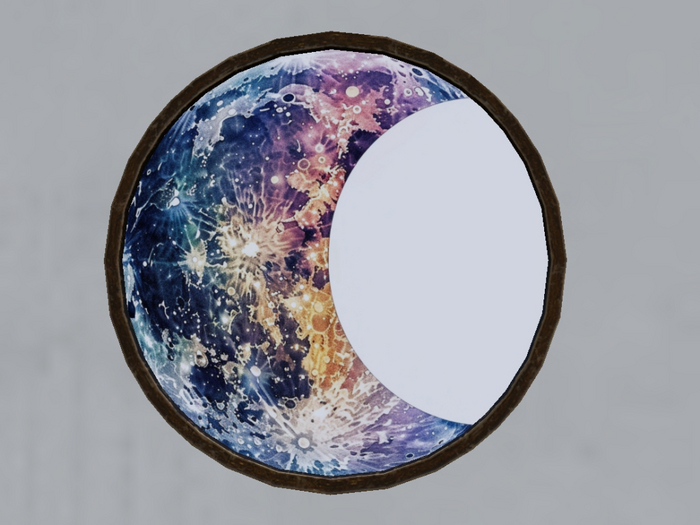 Watercolor Moon Boxed