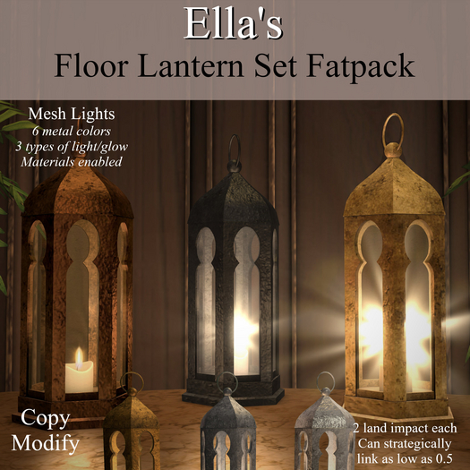 Ella's Floor Lantern Set Fatpack