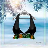 Resort Black Orange Ally Top Maitreya LaraX