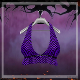 Halloween Purple Chevron Ally Top Maitreya LaraX