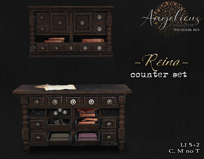 .AngelicUs. Reina counter  set 