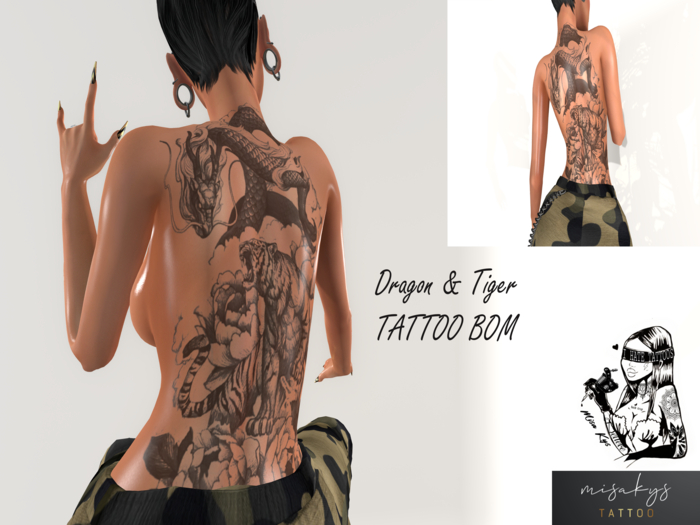Tattoo Dragon&tiger