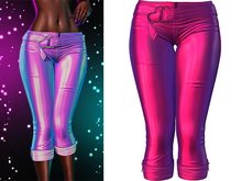 Beth Capris 2.0 [Holo Magenta]  - Maitreya Lara • LaraX • Petite • PetiteX • Legacy • Reborn Clothing
