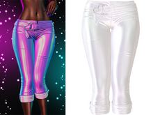 Beth Capris 2.0 [Holo White]  - Maitreya Lara • LaraX • Petite • PetiteX • Legacy • Reborn Clothing