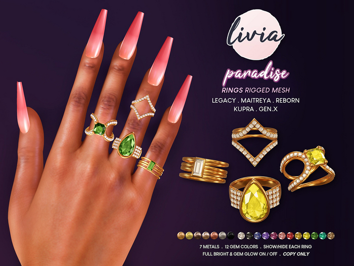 LIVIA Paradise Rings