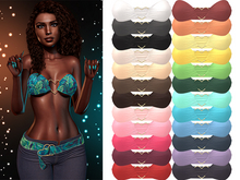 Beth Tube Top 2.0 [FATPACK] - Maitreya Lara • LaraX • Petite • PetiteX • Legacy • Reborn Clothing