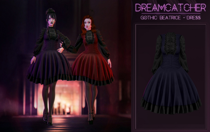 DREAMCATCHER // Gothic Beatrice - Dress / Night
