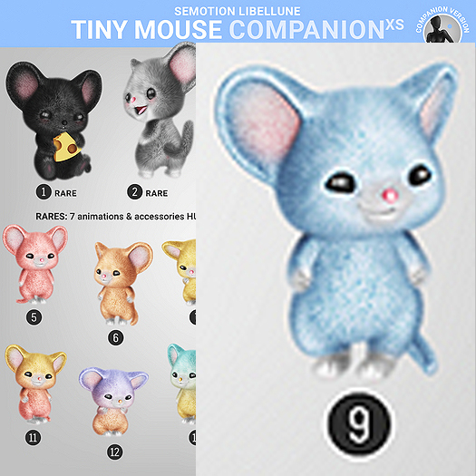 9. SEmotion Libellune Tiny Mouse XS Companion