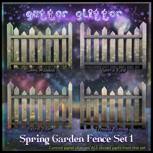 Spring Garden Fence Set 1 (MP)