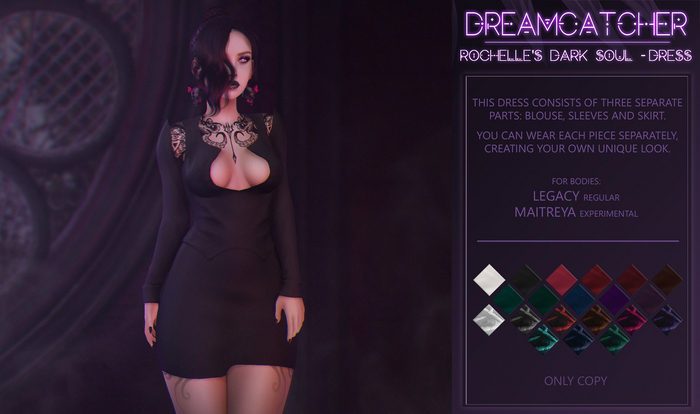 DREAMCATCHER // Rochelle's dark soul - Dress / Black