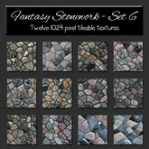 *Wallflowers* Fantasy Stonework - Set 6