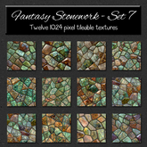 *Wallflowers* Fantasy Stonework - Set 7