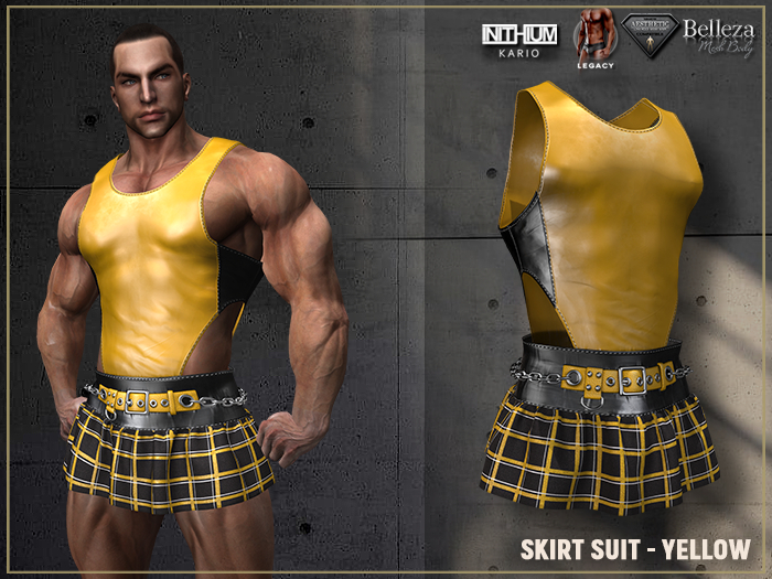 [SEVENELEVEN] Skirt Suit - Yellow