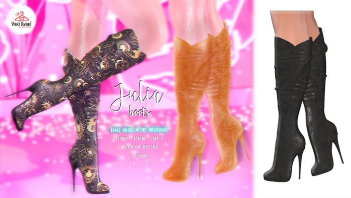 black VAKI KVAKI ~Julia boots~