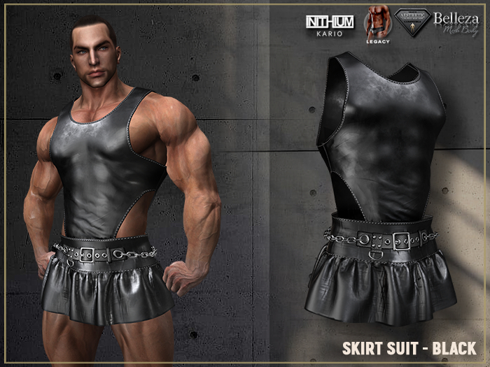 [SEVENELEVEN] Skirt Suit - Total Black