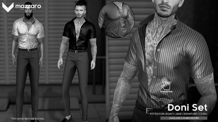 [Mazzaro] Doni Shirt - Demo (packed)