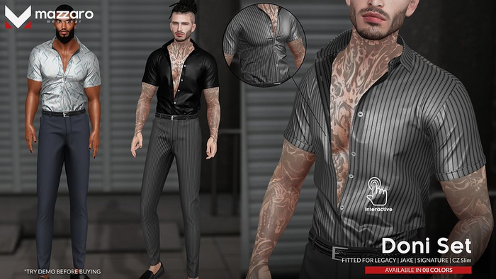 [Mazzaro] Doni Shirt - Fatpack (packed)
