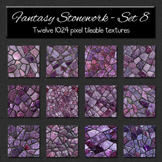 *Wallflowers* Fantasy Stonework - Set 8