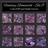 *Wallflowers* Fantasy Stonework - Set 8