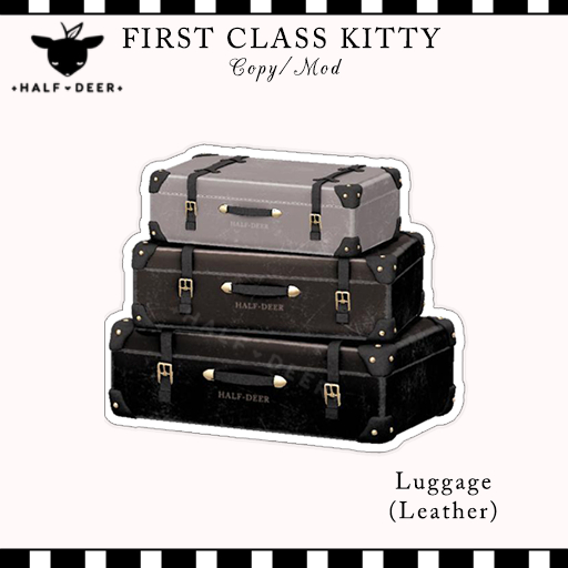 +Half-Deer+ First Class Kitty - Luggage - Leather x