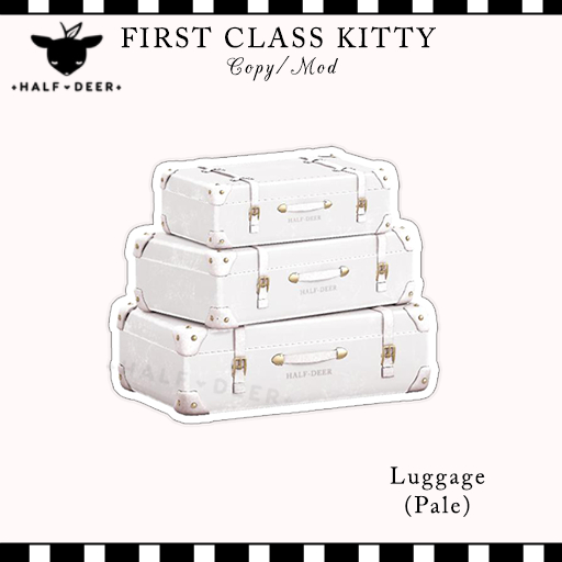 +Half-Deer+ First Class Kitty - Luggage - Pale x