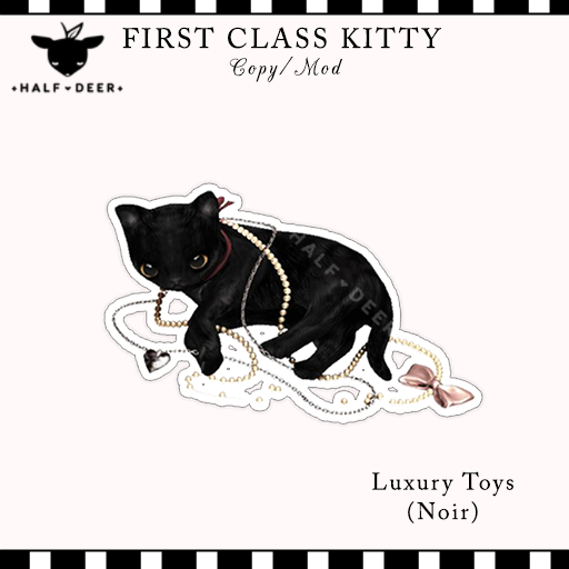 +Half-Deer+ First Class Kitty - Luxury Toys - Noir