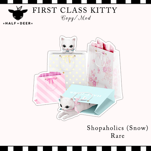 +Half-Deer+ First Class Kitty - Shopaholics - Snow RARE x