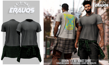 [ ERAUQS ] - Aaron Tee w/  Waist Shirt - 09